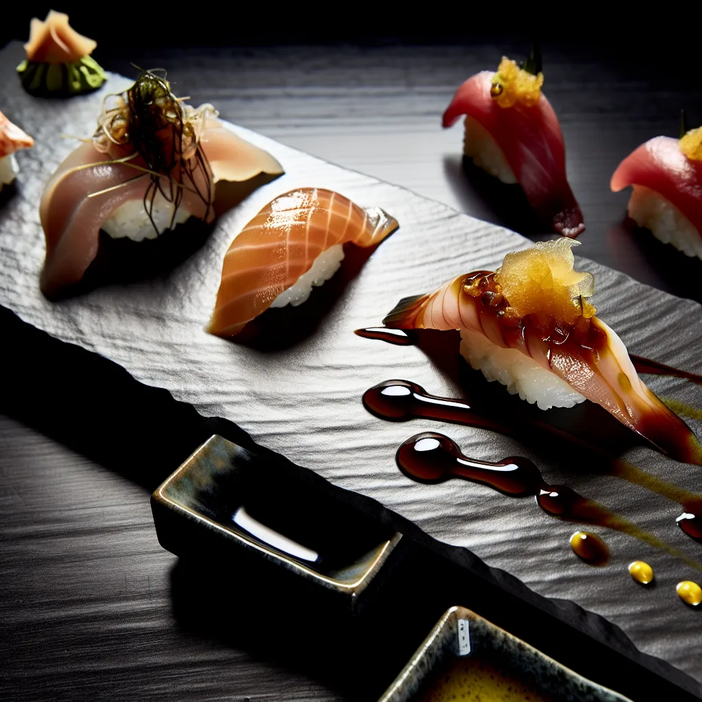Fine dining appetizer course