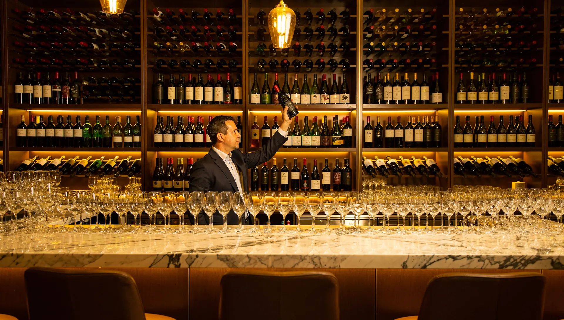 Weinkeller mit erlesener Auswahl